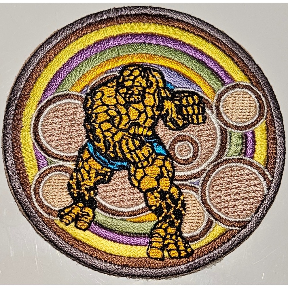 Vintage The Thing Marvel Comics Embroidered Patch Superhero Avengers Geeky Decor